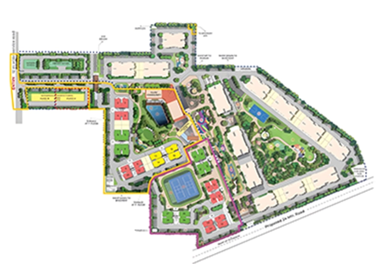 dlf privana south master plan